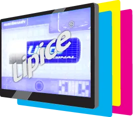 Lipice advert playing on a TV screen